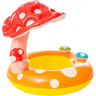 Детский надувной круг INTEX "ГРИБ" 69 см с навесом, от 1 до 2 лет 56574