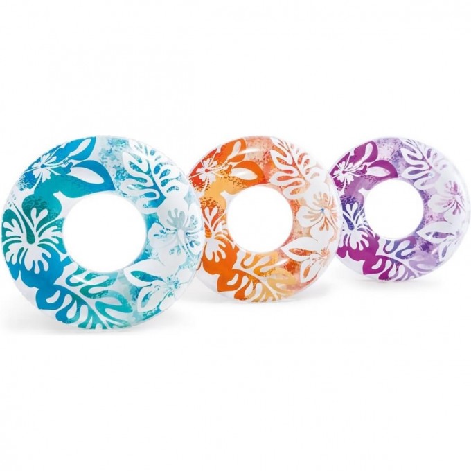 Круг для плавания INTEX «ЯСНЫЙ ЦВЕТ» , от 9 лет, микс 59251