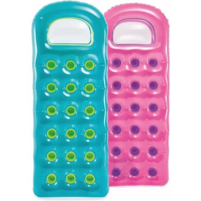 Матрас пляжный INTEX РАСПЛАВЛЕННЫЙ ЛЕД , 188х71см, цвета микс зеленый 59895NP