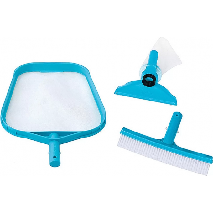 Набор для чистки бассейна INTEX до 488см (сачок, щетка, вакуумная насадка с мешком) 18944