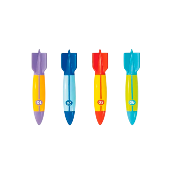 Набор для подводной игры INTEX "ТОРПЕДЫ" 55508 от 6 лет, 4 цвета в наборе