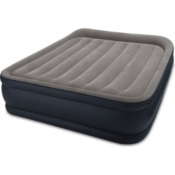 Надувная кровать INTEX DELUXE PILLOW REST RAISED BED 64136 152х203х42см, встроенный насос 220V