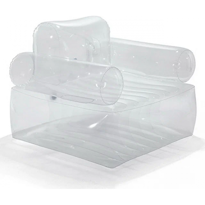 Надувное кресло INTEX TRANSPARENT ARMCHAIR 109х107х79 см 66502