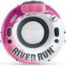 Надувной круг-кресло INTEX "RIVER RUN PINK" 135см с ручками, до 100кг 56824