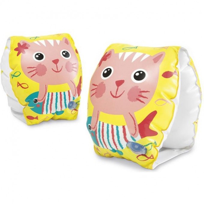 Нарукавники INTEX "КОТЕНОК" 20х15см 1-3 года 56665EU