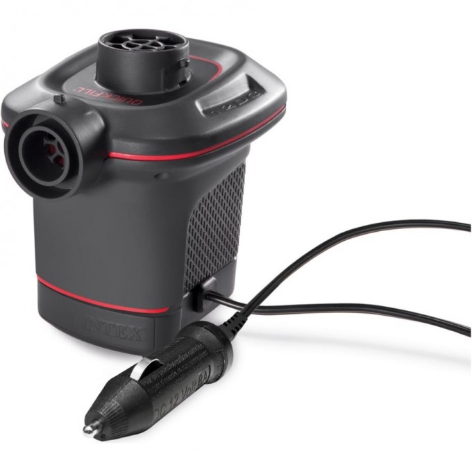 Насос электрический INTEX , 3 насадки автомобильный 66636